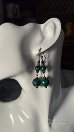 Orecchini con pietre dure gioielleria artigianale