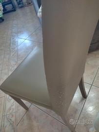6 sedie imbottite ecopelle 