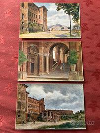 3 cartoline Città di Rivoli del 1906