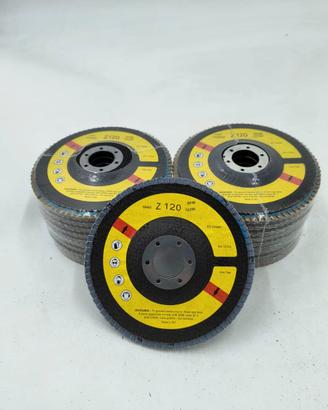 50 dischi lamellari grana 120 diametro 125