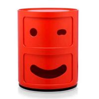 Cassettiera Kartell Smile Red Anna Ferrieri