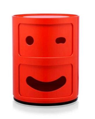 Cassettiera Kartell Smile Red Anna Ferrieri