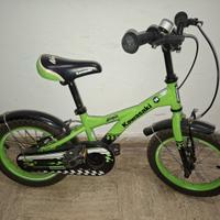 Bici Kawasaki ninja bambino 14 pollici