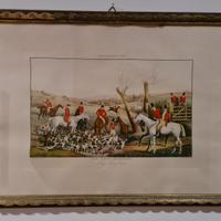 Quadro caccia alla volpe