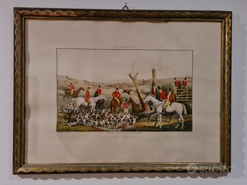 Quadro caccia alla volpe