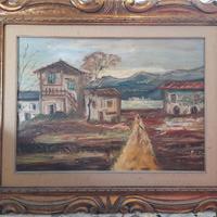 Dipinto con Veduta Campestre