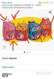 zaino scuola Pool Over Me Contro Te