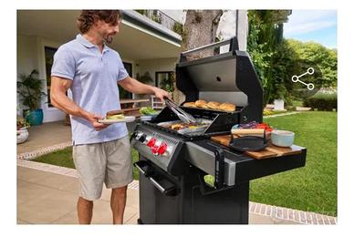 GRILLMEISTER® Barbecue a gas 4 + 1