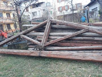 capriate in legno e travi