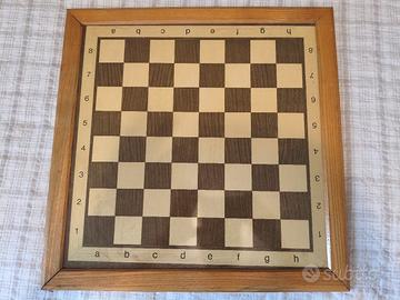 Scacchiera + Tris vintage legno 45 cm X 45 cm