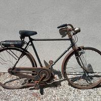 bicicletta d'epoca a motore bianchi