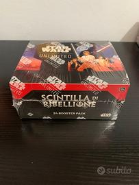 box 24 bustine scintilla di ribellione star wars