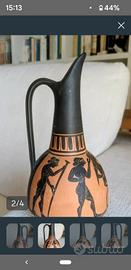 Riproduzione vaso etrusco fatto a mano 