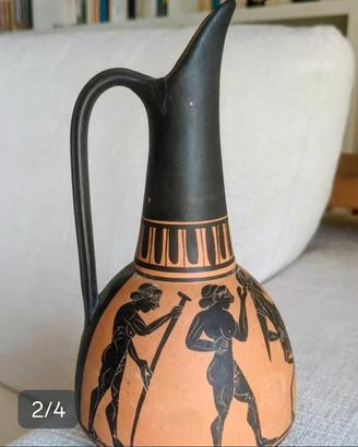 Riproduzione vaso etrusco fatto a mano 