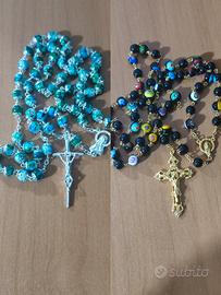 Collane rosario in murrina 