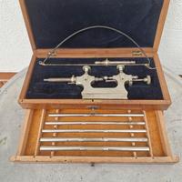 attrezzatura orologiaio tornio epoca vintage