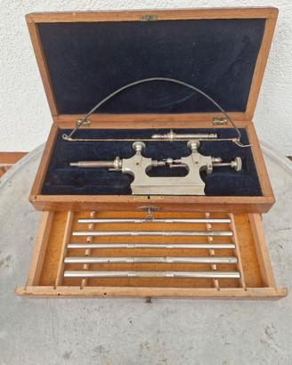 attrezzatura orologiaio tornio epoca vintage