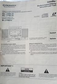 stereo Pioneer anni '90