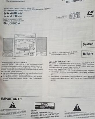 stereo Pioneer anni '90