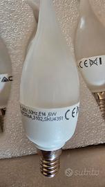 lampade  6w candela LED E14