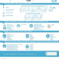 PISCINA FUORITERRA BESTWAY  671 X 366 X 132 CM.