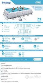 PISCINA FUORITERRA BESTWAY  671 X 366 X 132 CM.