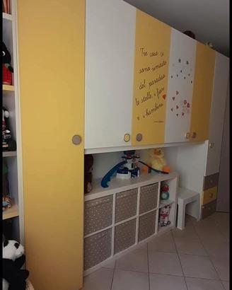 Cabina armadio con ponte