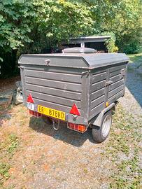 Carrello appendice per trasporto animali