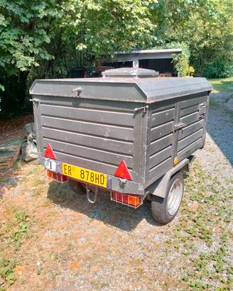 Carrello appendice per trasporto animali