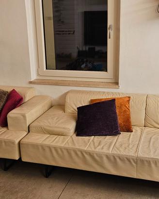 Coppia divani Poltrona Frau pelle originale