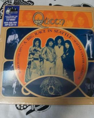 Queen "A Big Race In Seattle" 3LP Box Set 1977 Blu