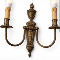 Set di 4 applique in ottone