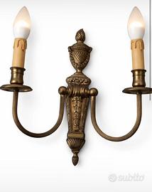 Set di 4 applique in ottone