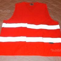 Gilet alta visibilità con bande rifrangenti