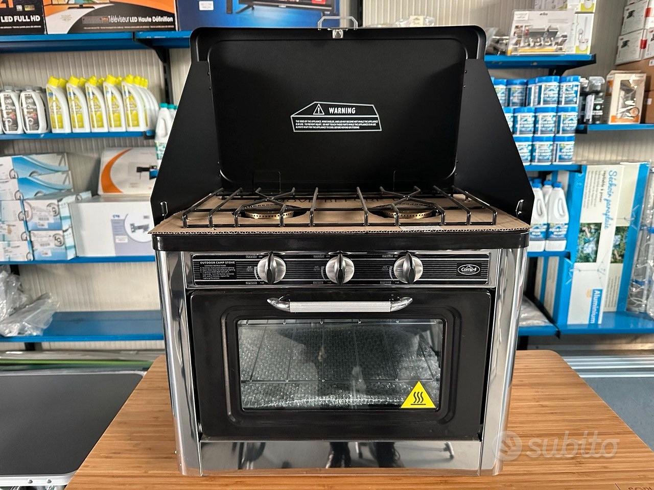 Subito Vacanze 2000 snc Monza (MB) Forno a gas da campeggio con due fornelli Caravan e