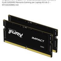 Kit Kingston DDR5 Fury Impact 64GB (2x32) CL40!!