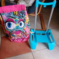 Zaino con carrello con ruote SJ