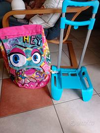Zaino con carrello con ruote SJ
