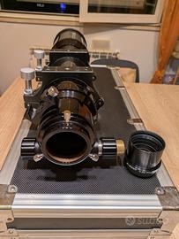 Telescopio rifrattore 90/600 tripletto apo