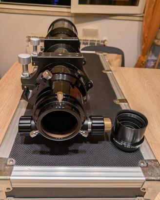 Telescopio rifrattore 90/600 tripletto apo