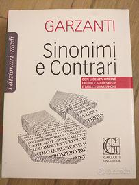 DIZIONARIO SINONIMI E CONTRARI GARZANTI