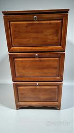 Scarpiera salvaspazio in legno  3 ante a ribalta