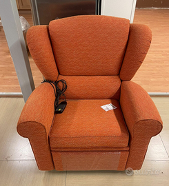 Poltrona elettrica nuova in tessuto Nuova da espos