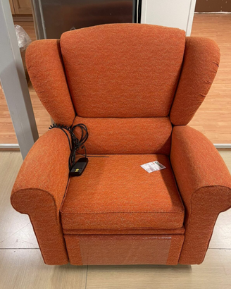 Poltrona elettrica nuova in tessuto Nuova da espos