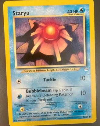 Staryu mazzo neo revelation