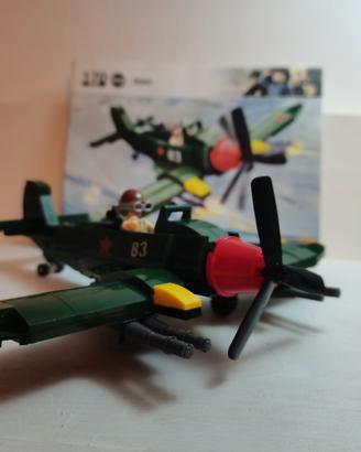 Aereo in mattoncini simile lego