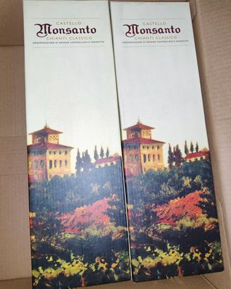 chianti Monsanto riserva 17 e 18 magnum astucciate