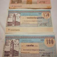 Miniassegni Banca Popolare Bergamo 1976 1977