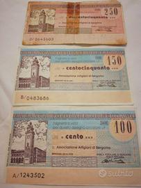 Miniassegni Banca Popolare Bergamo 1976 1977