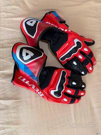 Guanti moto revit 3 neon in pelle